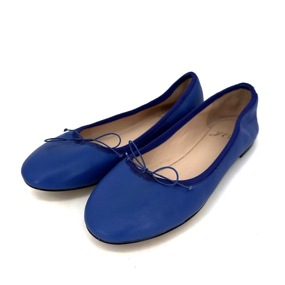 J. Crew Blue Ballet Flats